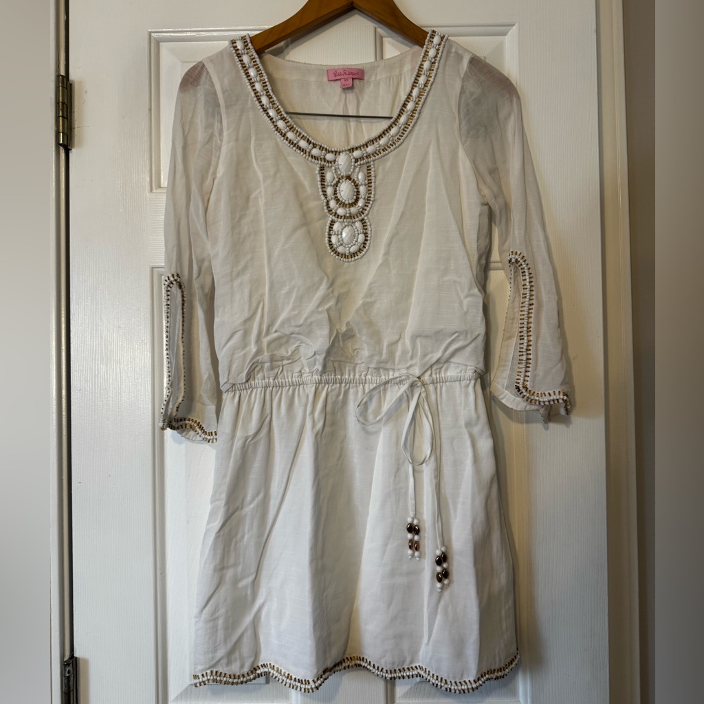 Lilly Pulitzer Delisa Beaded Dress 0400